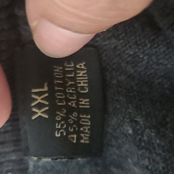 AXIST Men's Charcoal Gray V-Neck Long Sleeve Sweater - Size XXL‎ - Picture 7 of 11